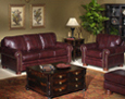 leather sofa