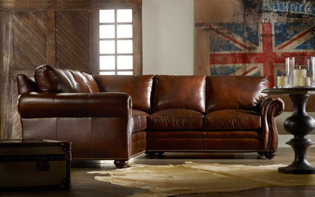 (image for) Bradington Young - 221 Leather Sectional STERLING