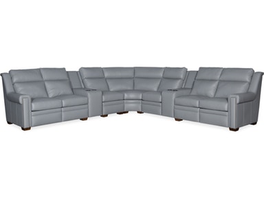 (image for) Bradington Young - Leather Motion Sectional - 960 IMAGINE