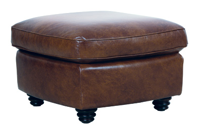 (image for) Luke Leather Furniture - Ottomans - ANDREW in 2511 Havana Brown