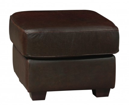 (image for) Luke Leather Furniture - Ottomans - Mark in Color 150 Whiskey