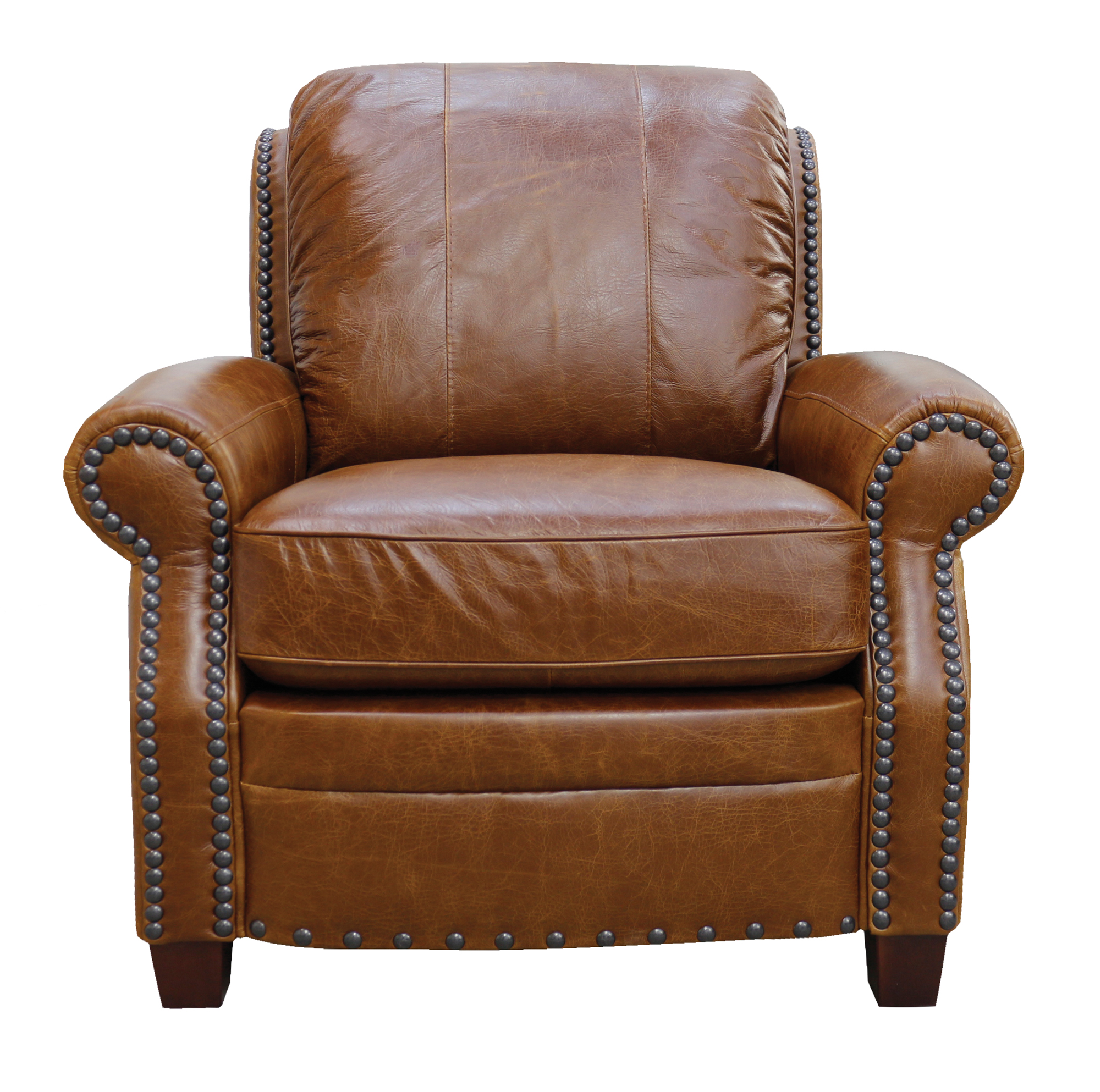 (image for) Luke Leather Furniture - Chairs - ASHTON in Color 156 Safari Tan